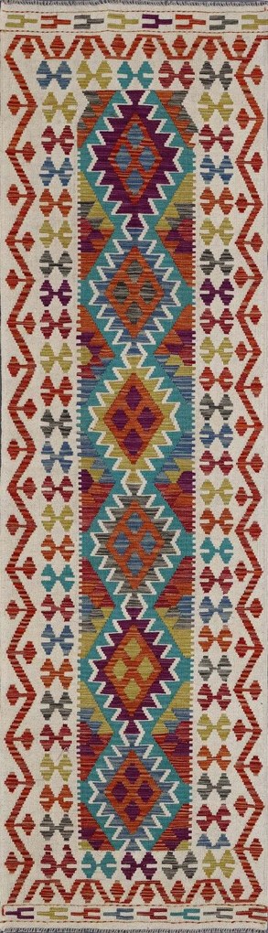 Kilim Tappeto 80 x 300 (Pakistan) Tessuto A Mano