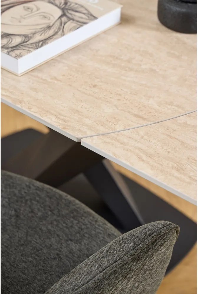 Sedia da pranzo grigio scuro con braccioli Graham – Actona