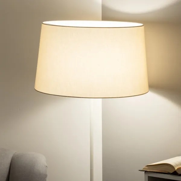 Brilagi - Lampada da terra LED CERIA 1xE27/40W/230V Ø 45 cm beige/bianco