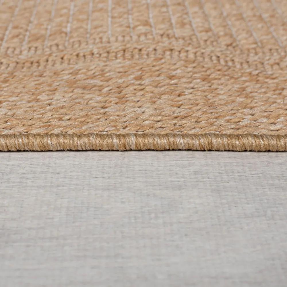 Tappeto per esterni in colore naturale 80x150 cm Weave - Flair Rugs