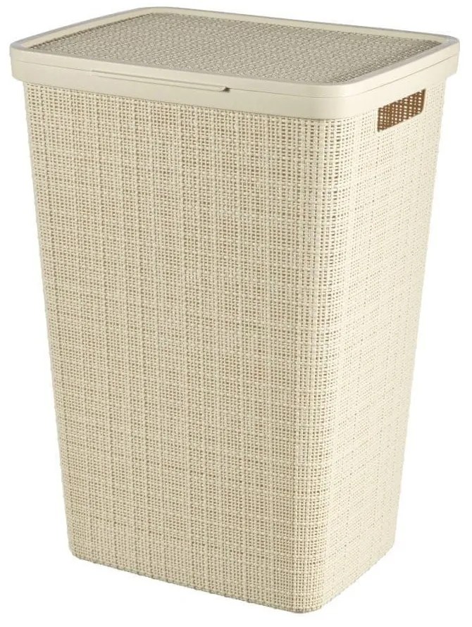 Cesto portabiancheria in plastica da 58 l Jute - Curver