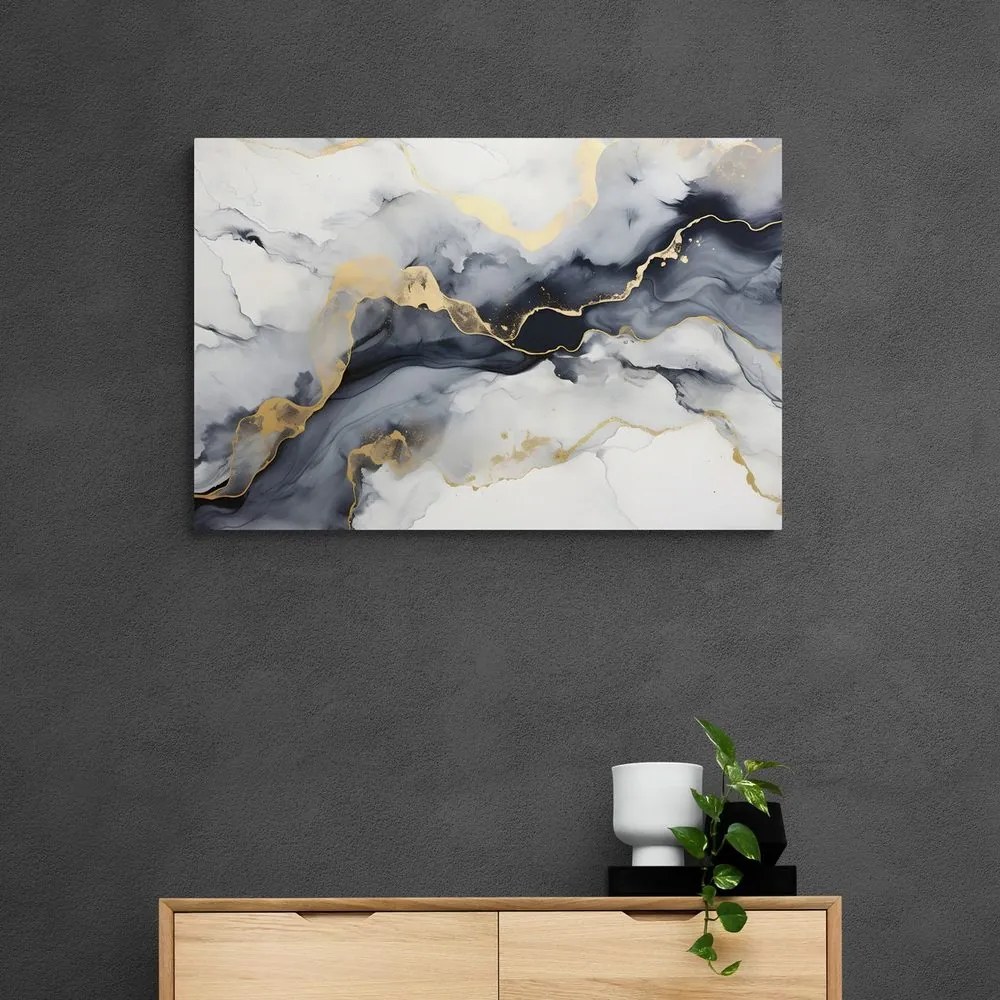 Quadro su tela – Marmo grigio