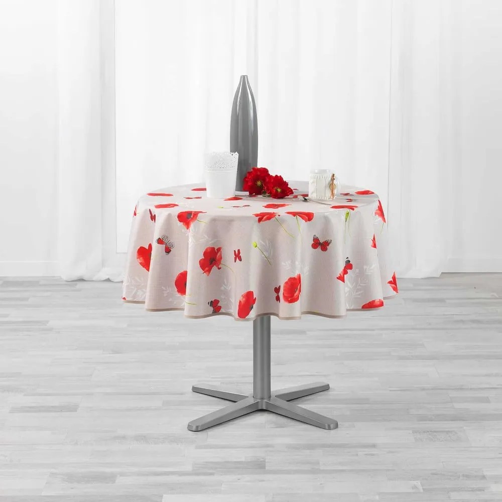 Tovaglia ø 180 cm Sweet poppy - douceur d'intérieur