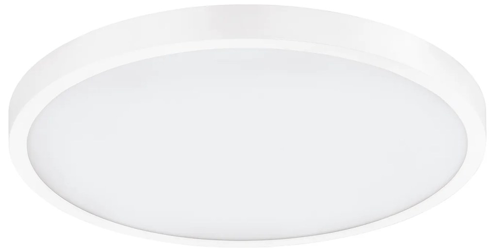 Plafoniera Moderna Fueva 1 In Alluminio Bianco Led Integrato 22,3W 4000K Ip20