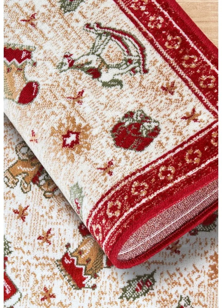 Tappeto rosso natalizio in cotone 50x80 cm Toy's Delight Red Christmas - Villeroy&amp;Boch