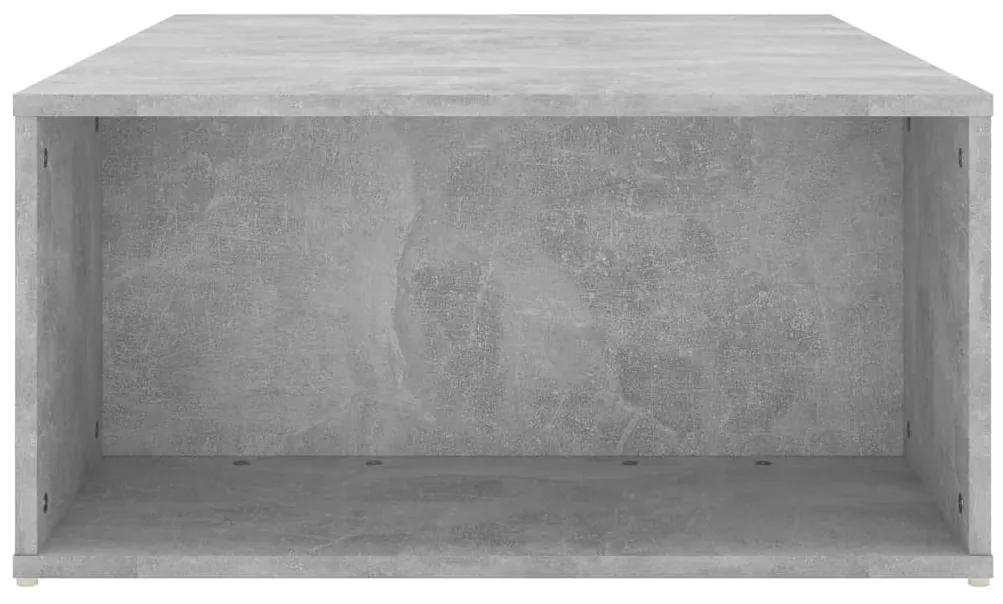 Tavolino da salotto grigio cemento 90x67x33 cm in truciolato
