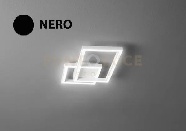 Lampadario a soffitto led cross 8058 n ct nero