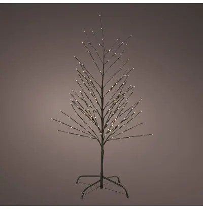 Albero di Natale 493459 LED Batteria Nero Ø 80 x 150 cm