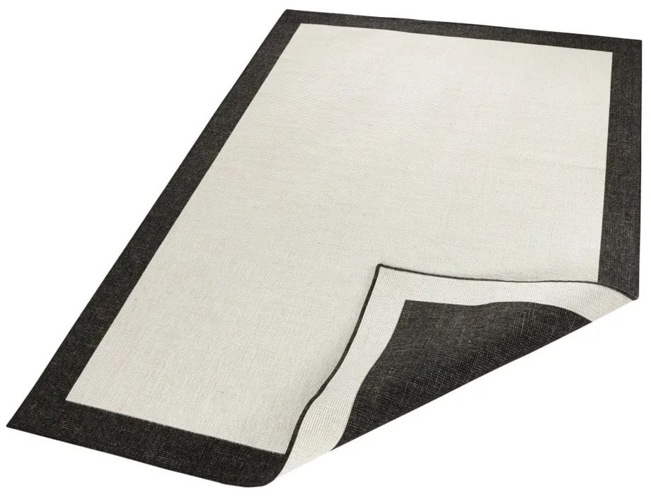 Tappeto da esterno nero e crema , 120 x 170 cm Panama - NORTHRUGS