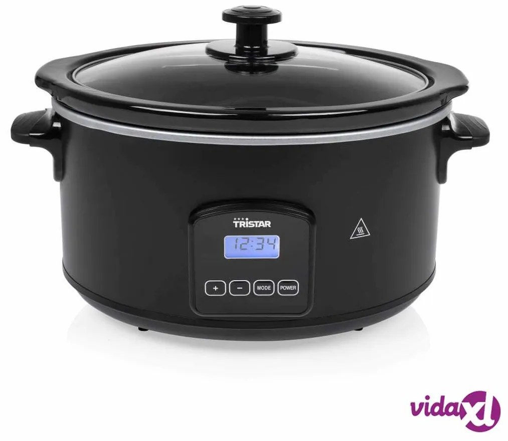 Tristar Pentola Slow Cooker 210 W 4,5 L Nera