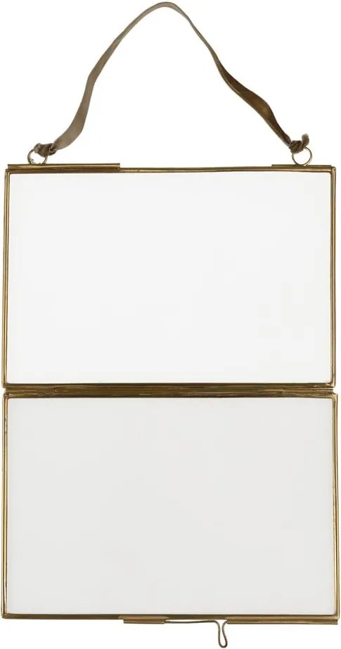 Cornice da parete in metallo dorata 15x10 cm - Rex London