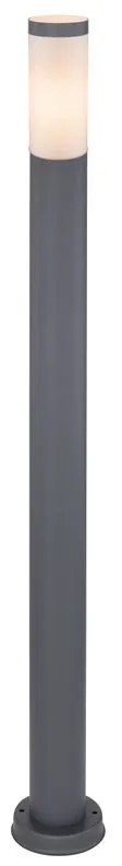 Lampione da giardino, Boston H 110 cm, grigio, IP44 GLOBO