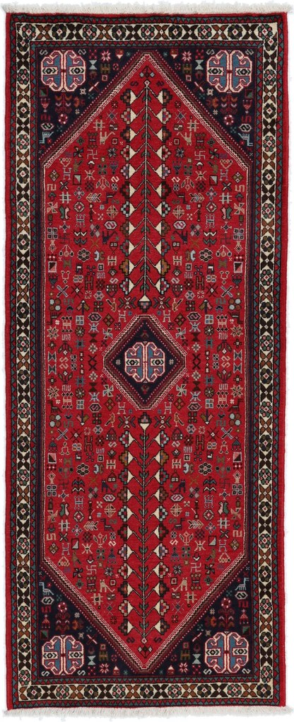 Abadeh Tappeto 80 x 190 (Iran) Annodato A Mano