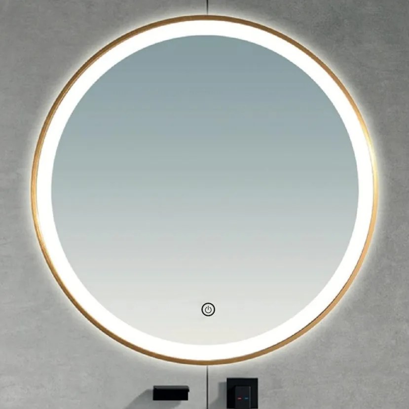 Brilagi - Specchio LED da bagno TORINO LED/19W/230V Ø 60 cm IP44 CRI 90 dimmerabile + CCT