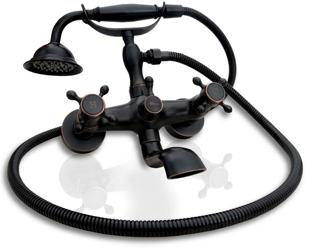Rubinetto da vasca Rea Retro Old Black