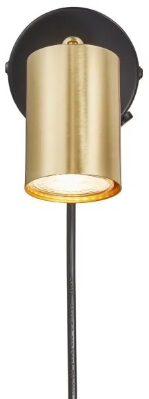 Nordlux - Faretto da parete EXPLORE 1xGU10/7W/230V ottone