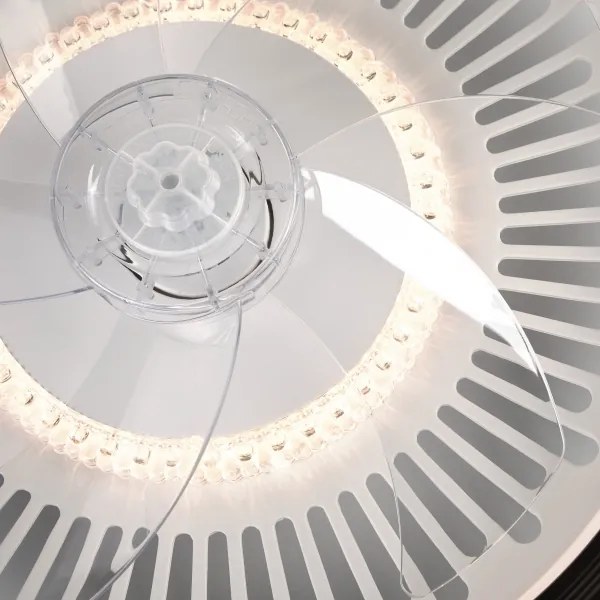 Plafoniera LED con ventilatore GEMMA LED/37W/230V bianco + +TC