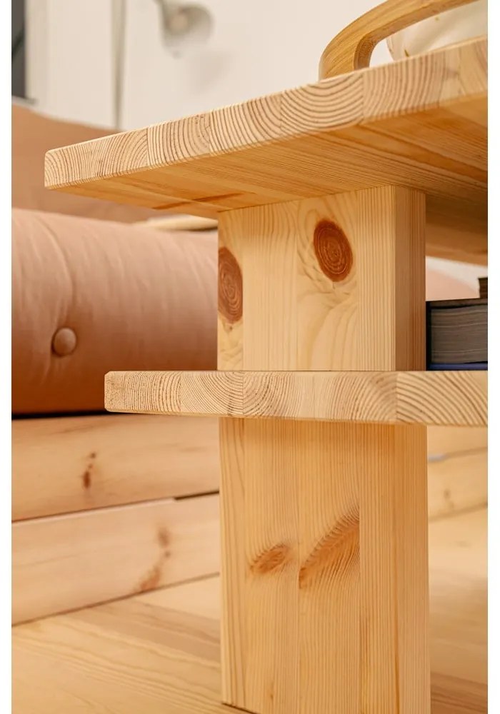 Tavolino da salotto di colore naturale in pino massiccio 45x68 cm Japan – Karup Design