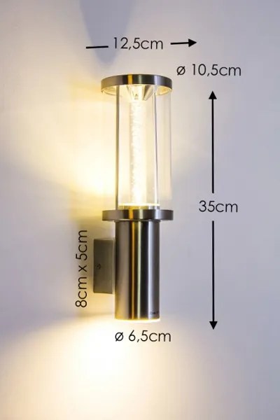 Eglo 94127 - Illuminazione LED da esterno TRONO STICK 1xGU10/3W + LED/3,7W