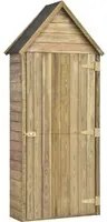 Capanno da Giardino con Porta 77x28x178 cm in Pino Impregnato cod mxl 53644