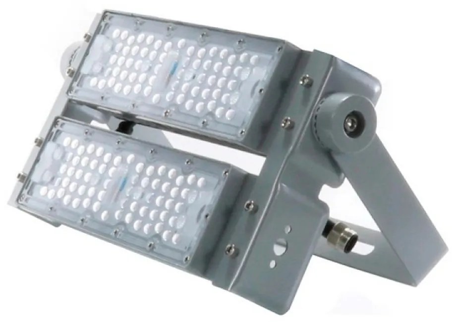 Faro proiettore Led 100W Grigio da esterno IP67 Bianco neutro 4500K M LEDME