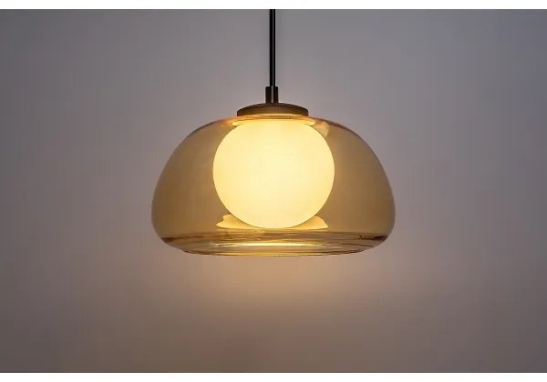 Rabalux 72273 - Lampadario a sospensione con filo ELOWEN 1xG9/5W/230V marrone/fumé