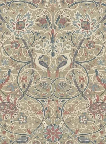 Tapete Bullerswood von Morris & Co. - Spice/ Manilla