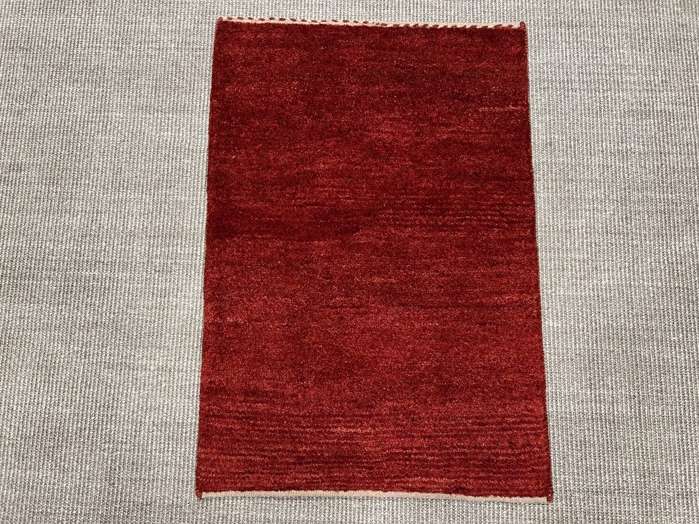 Gabbeh Tappeto persiano 90 x 60 Rosso (Iran) Annodato A Mano