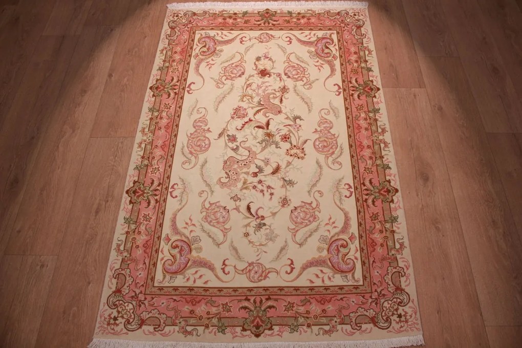 Tabriz Tappeto 100x160 (Iran) Annodato A Mano