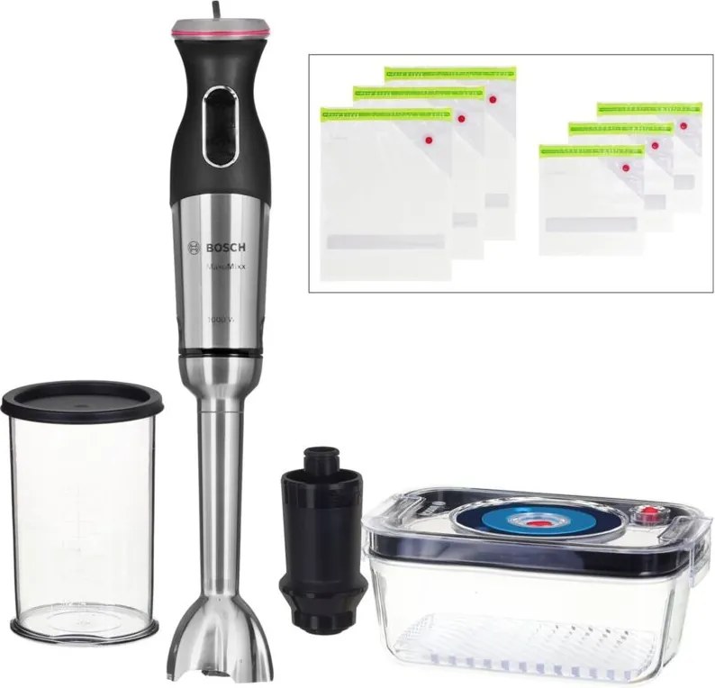 Bosch - Haushalt MS8CM61V1 Frullatore ad immersione 1000 w acciaio inox, Nero