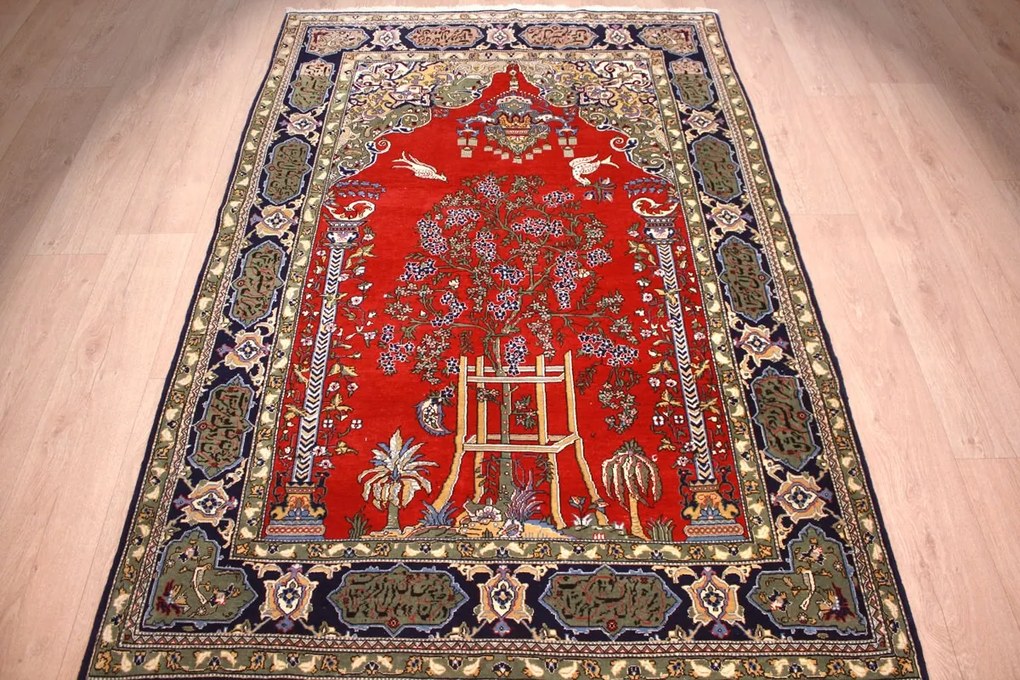 Kashan Tappeto persiano 210 x 130 (Iran) Annodato A Mano