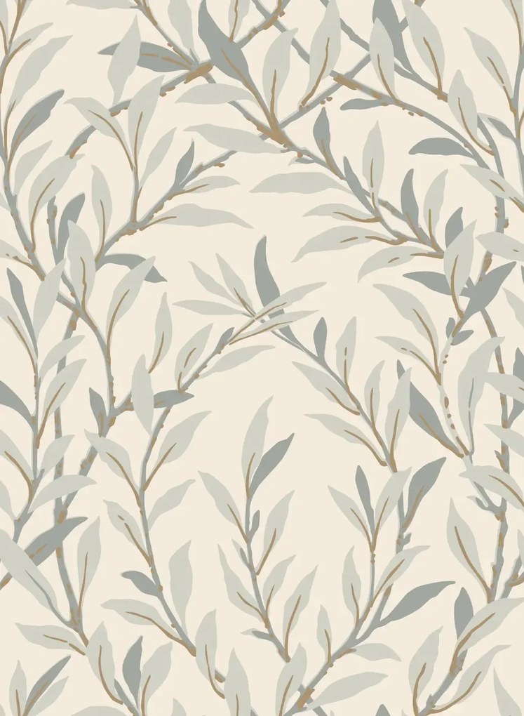 Cole & Son Tapete Willow Branch - Pebble on Cream