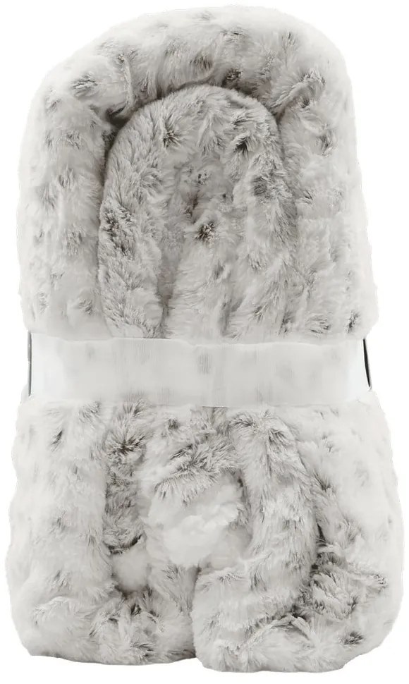 Coperta greige in pelliccia finta 220x240 cm Alaska – douceur d'intérieur