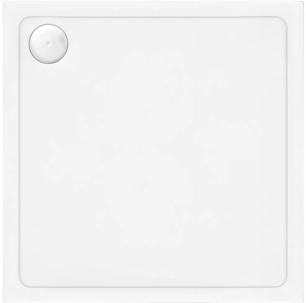 Piatto doccia acrilico Rea Savoy White 80x80
