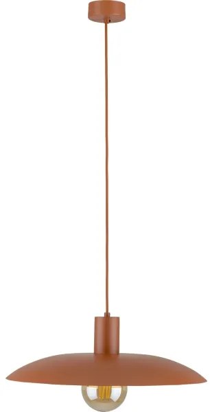 Lampadario a sospensione con filo ASTRA 1xE27/15W/230V diametro 41 cm color mattone