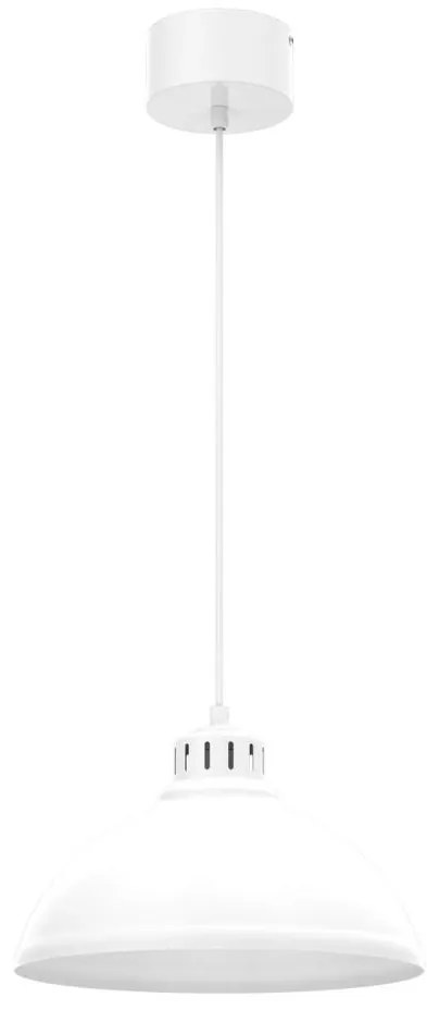 Lampadario a sospensione con filo SVEN 1xE27/15W/230V bianco