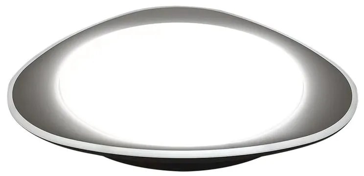 Plafoniera LED Trilly Ø 54.5 cm grigio IP20 cct da bianco caldo a bianco freddo con regolazione di temperatura, 7950 lumen