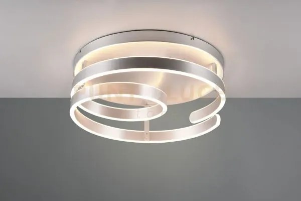 Marnie plafoniera led 58w 6800lm, 3000k metallo alluminio a spirale...