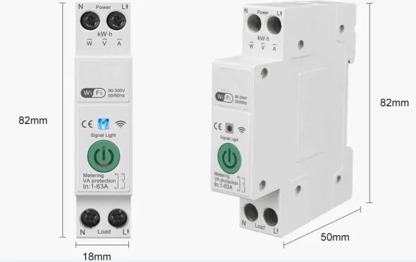 Immax NEO 07573L - Interruttore Smart Monofase 1-63A Tuya