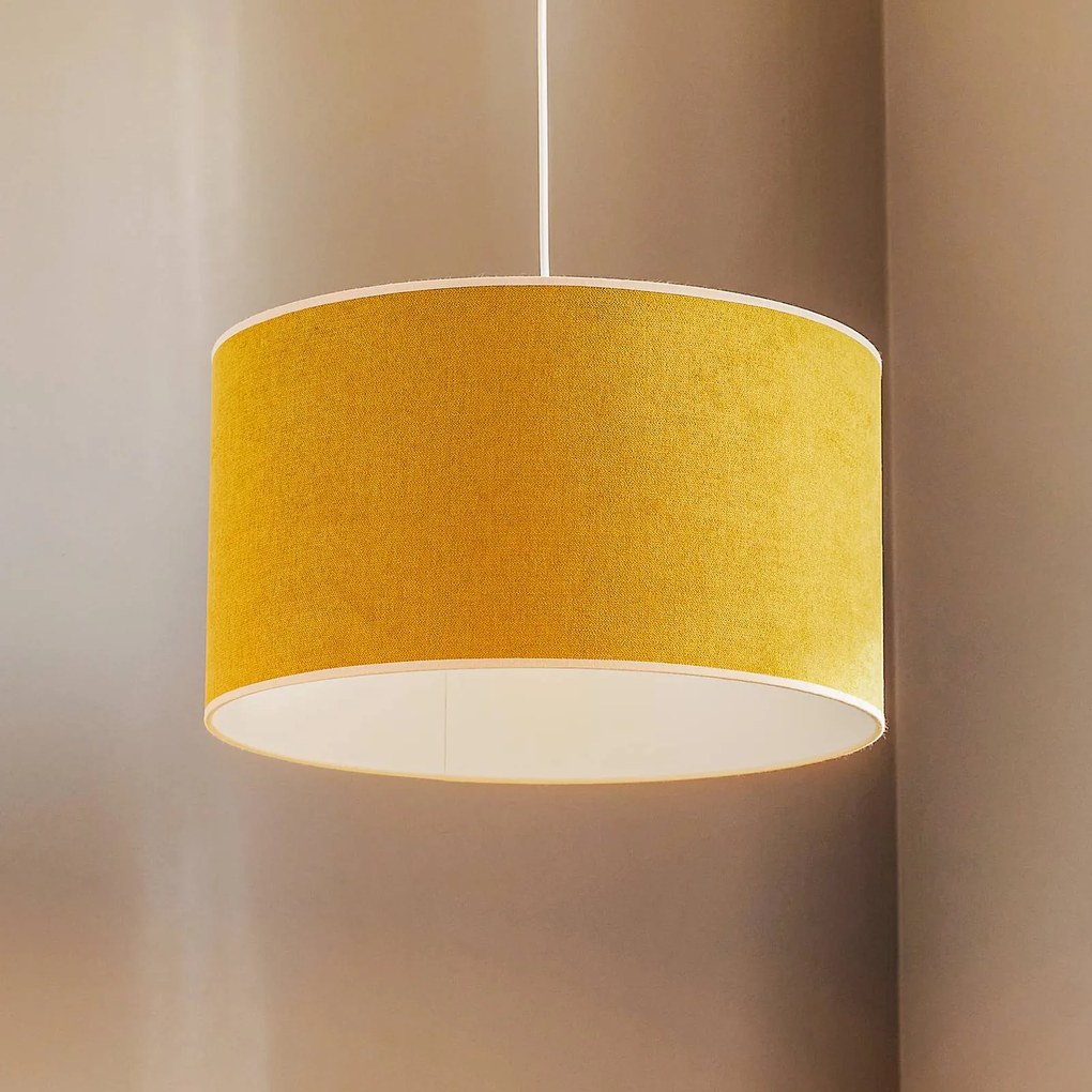Duolla Lampada a sospensione Pastell Roller, color senape