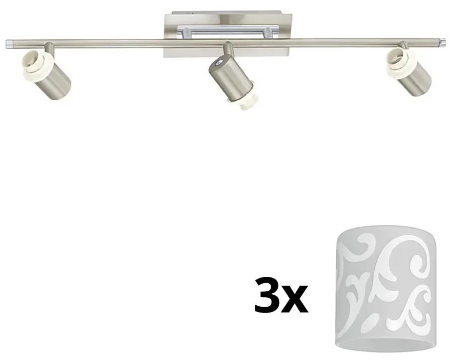 Eglo - Faretto LED MY CHOICE 3xE14/40W/230V cromo/bianco