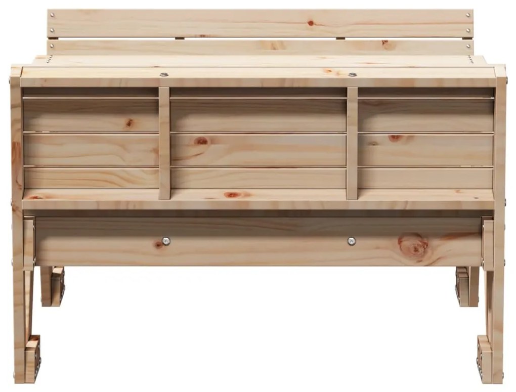 Tavolo da picnic per bambini 88x122x58cm legno massello di pino