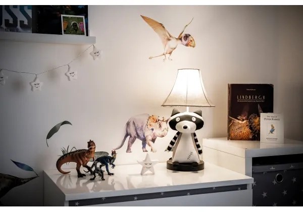 Happy Lamps - Lampada da tavolo LED per bambini BEN LED/5,4W/230V raccoon