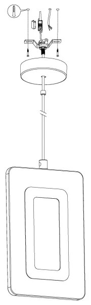 Eglo 98678 - Lampadario LED a cavo ENALURI LED/5,4W/230V