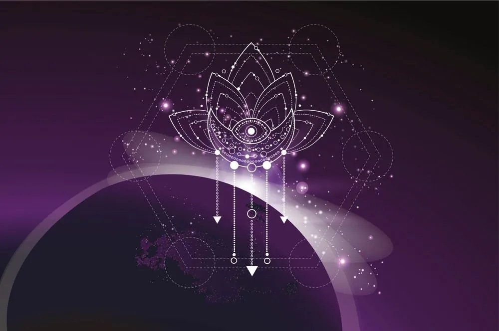 Carta da parati – Feng Shui loto