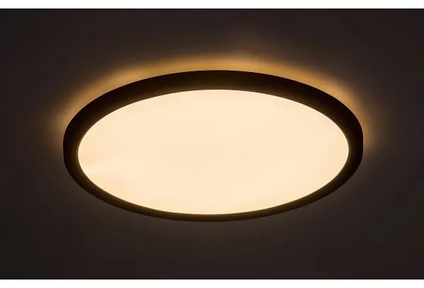 Rabalux 71098 - Plafoniera LED GONZALO LED/36W/230V diametro 50 cm nero