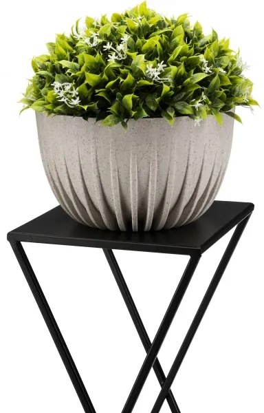 Portafiori 95x78 cm nero