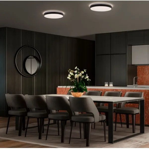 Ledvance - Plafoniera LED ORBIS LONDON LED/36W/230V nero