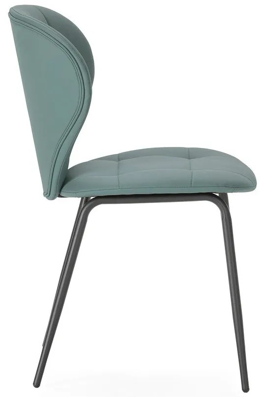 Set di sedie da pranzo verde scuro 2 pz Maura - Marckeric