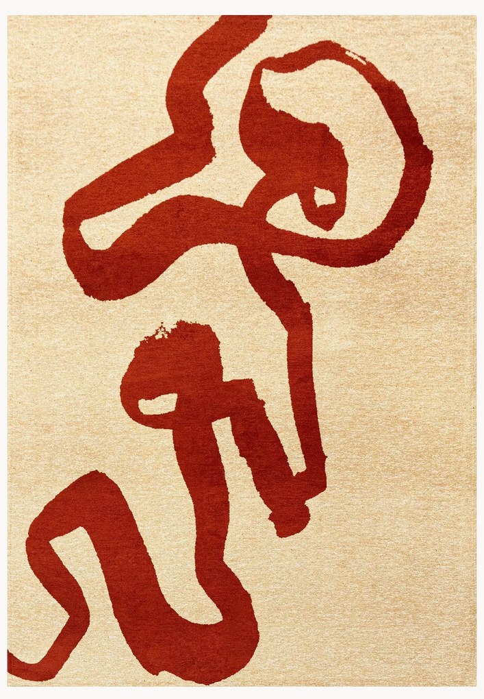 Tappeto lavabile jacquard da interno-esterno Ribbon